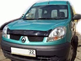 Дефлектор капота (мухобойка) Renault Kangoo 2003-2007 (Рено Кангу) SIM